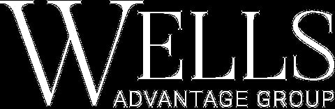 Wells Advantage Group logo in white text on black background